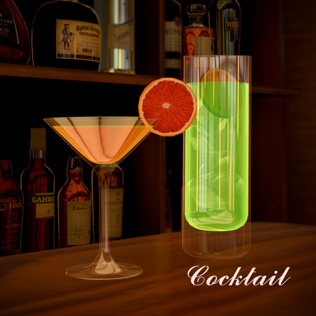 【VRChat想定】飲めるお酒