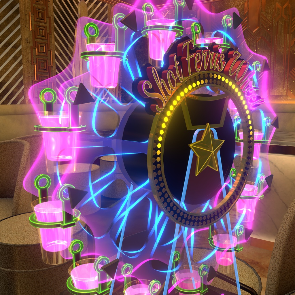 【VRChat想定】テキーラ観覧車 -ShotFerrisWheel-