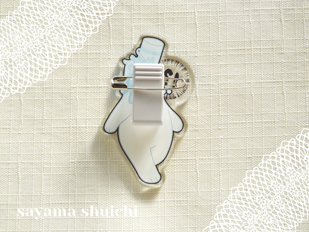 「!?」アクリルバッジ