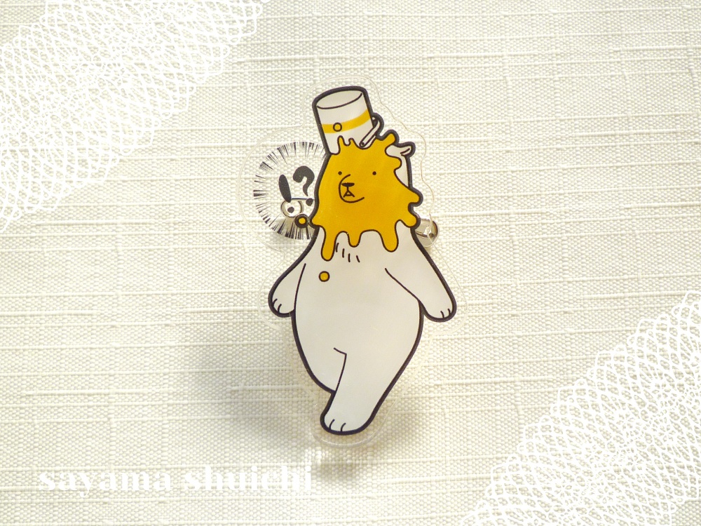 「!?」アクリルバッジ