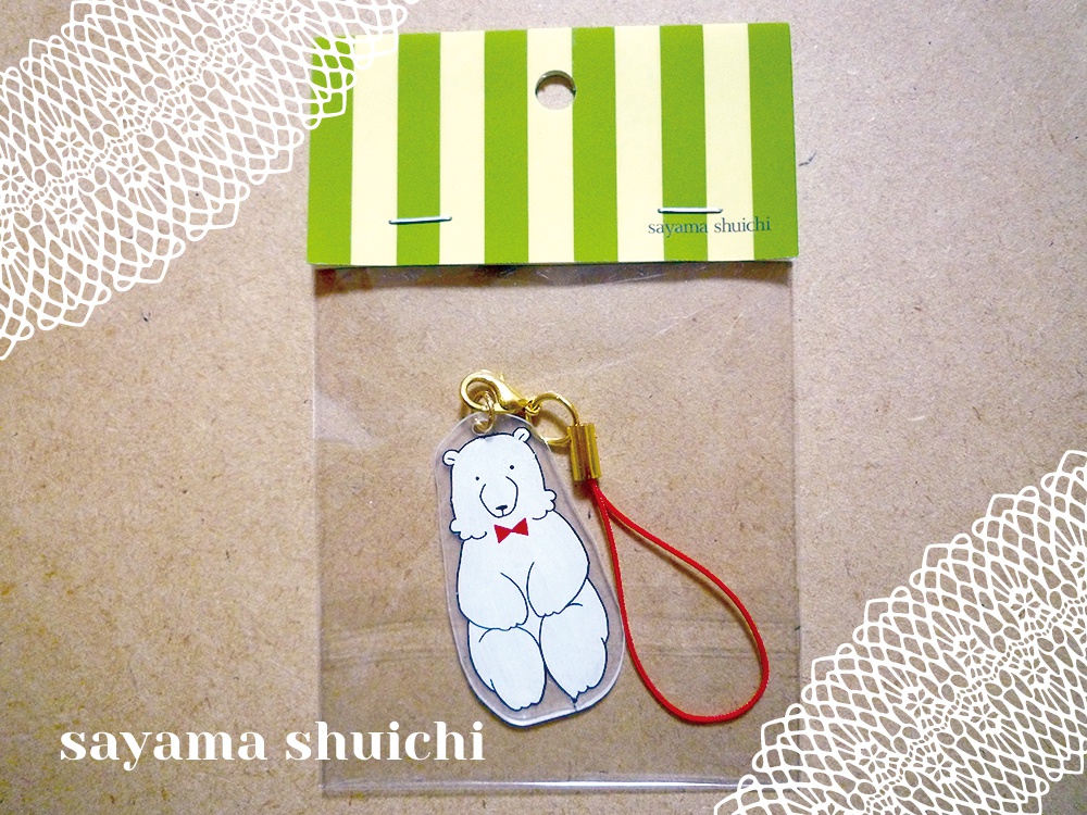 しろくまストラップ*ネクタイ