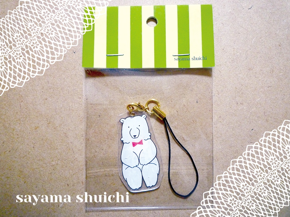 しろくまストラップ*ネクタイ