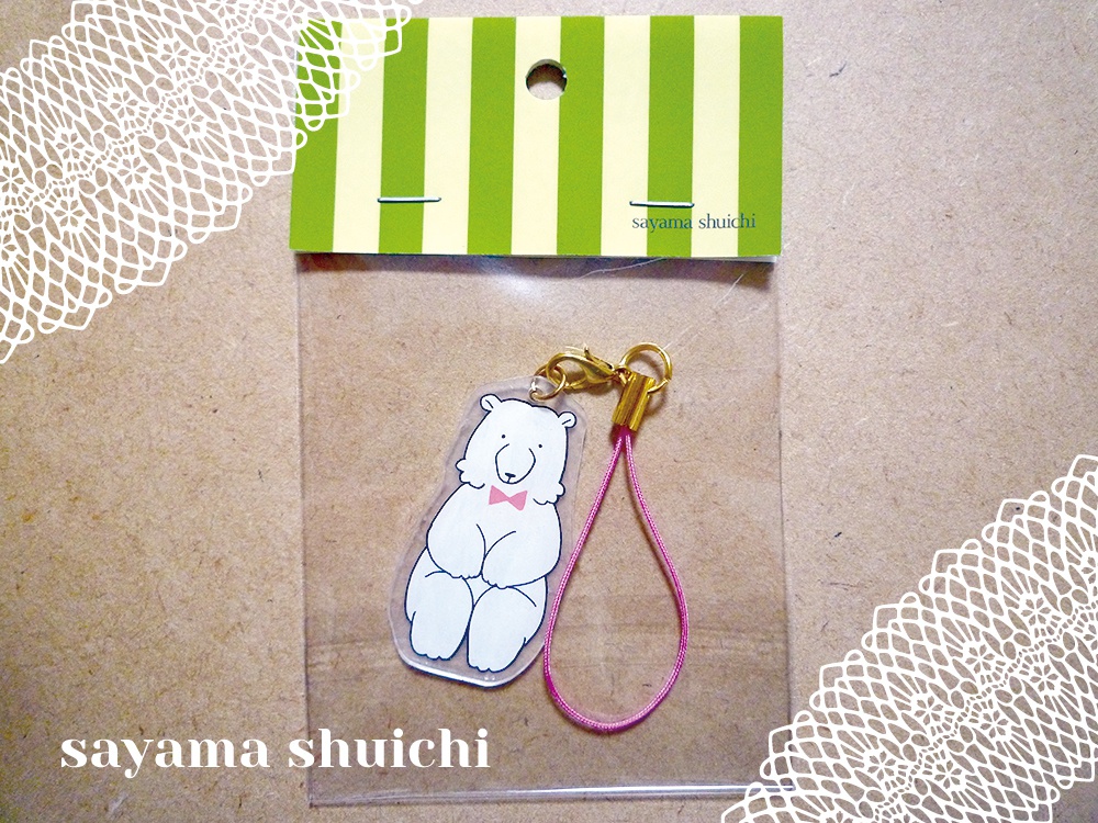 しろくまストラップ*ネクタイ