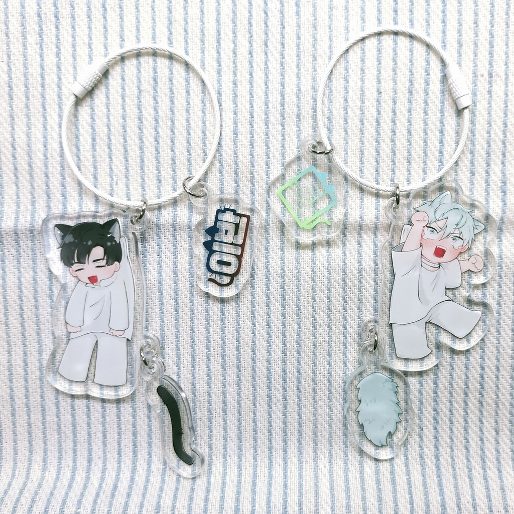 イヴァン&ティルしっぽゆらゆらアクキー