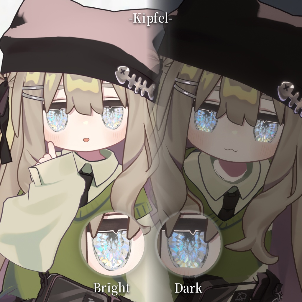 【8アバター対応】晶洞の瞳 ✦ Geode Eye Texture