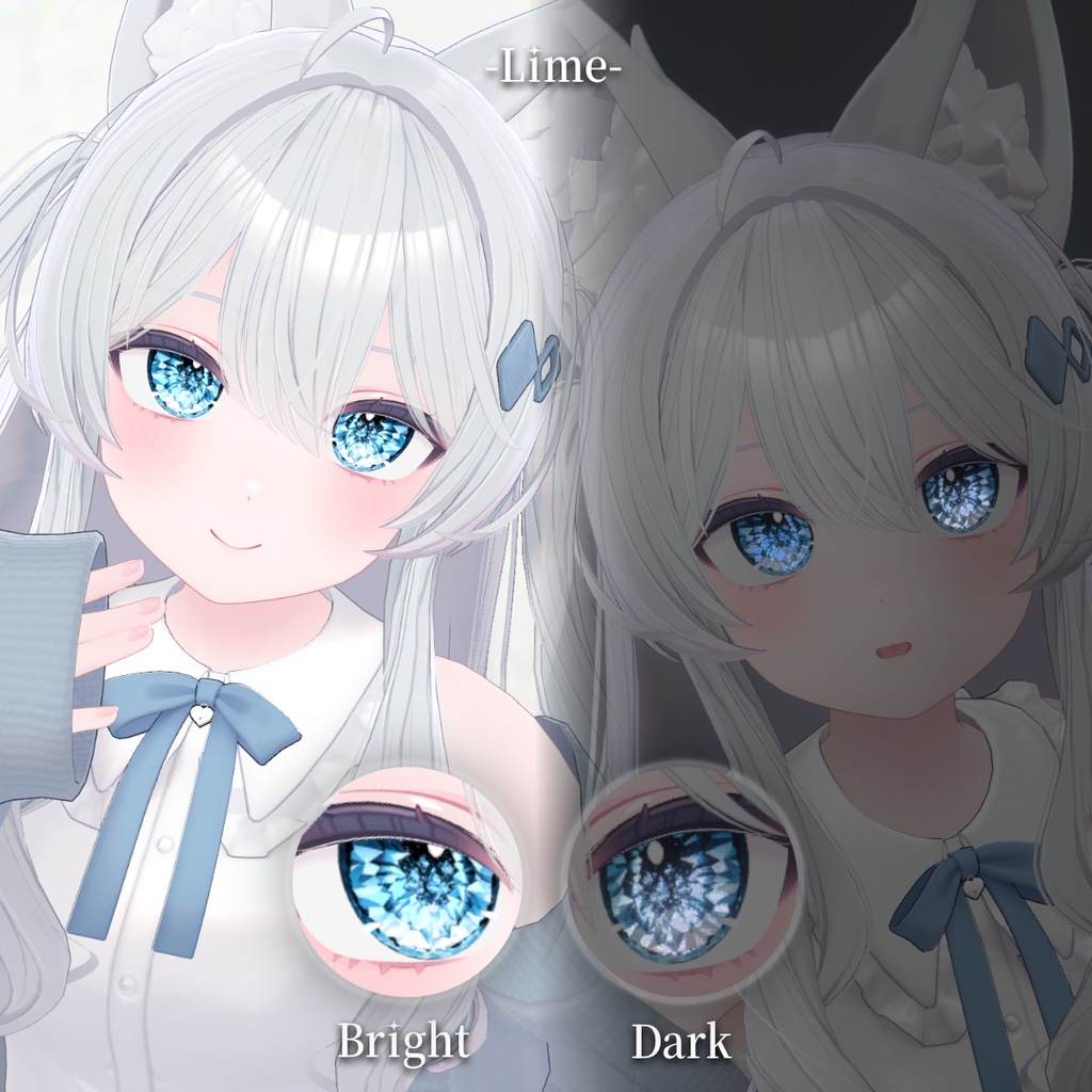 【8アバター対応】晶洞の瞳 ✦ Geode Eye Texture