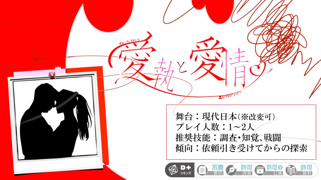 【エモクロアTRPG】愛執と愛情