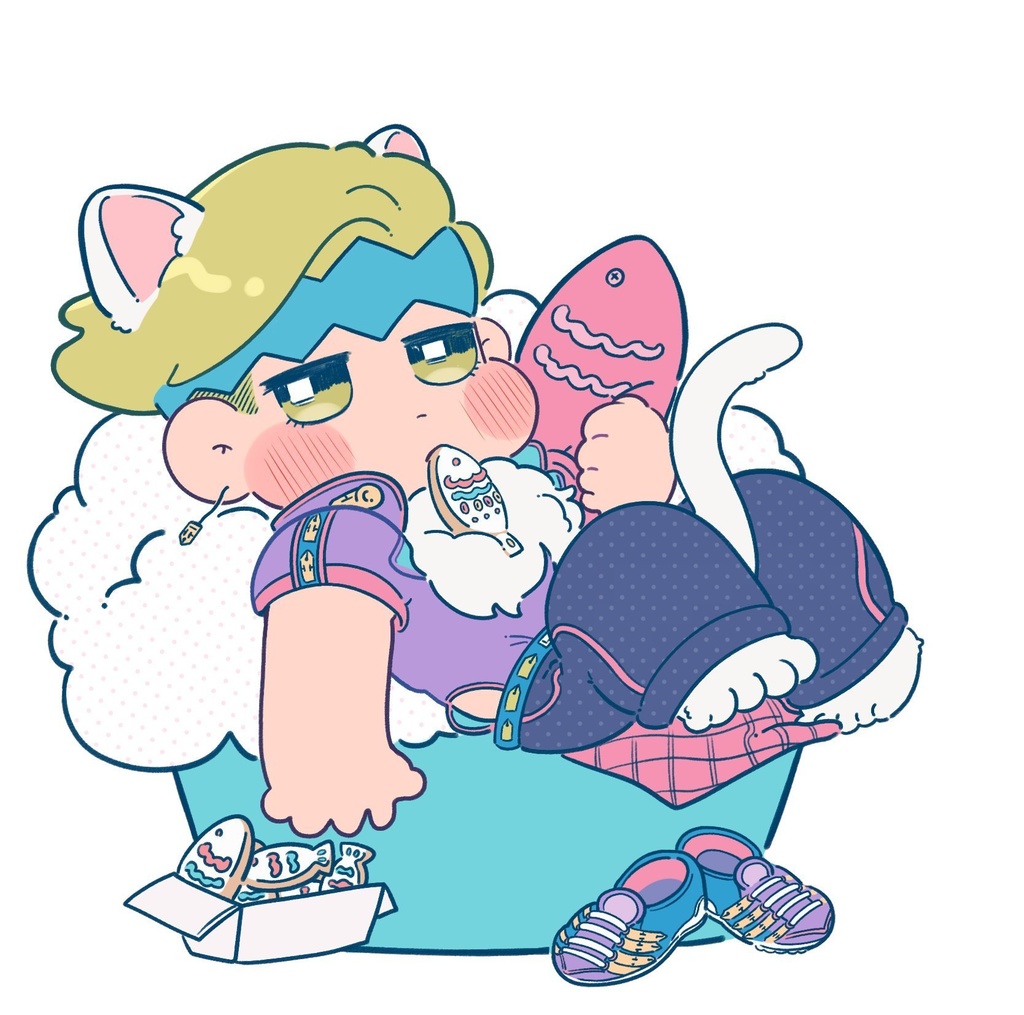 dog an cat アクリルボールチェーン　露伴