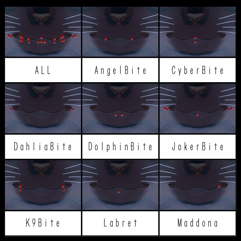 【リップシンク対応】Simple Pierce Vol.1