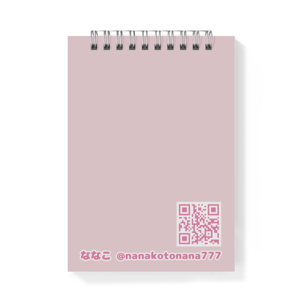 メモ帳-ピンクの女の子