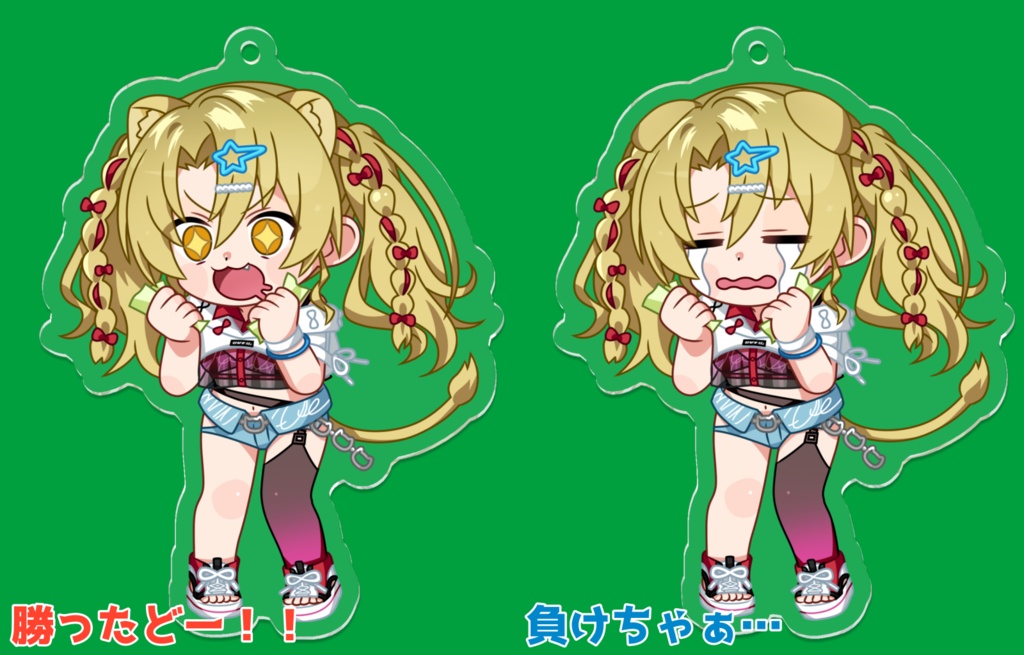 勝負師ジュノちゃん アクリルキーホルダー