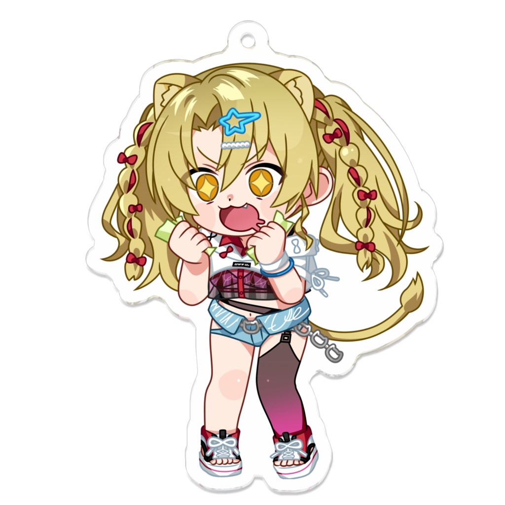勝負師ジュノちゃん　アクリルキーホルダー
