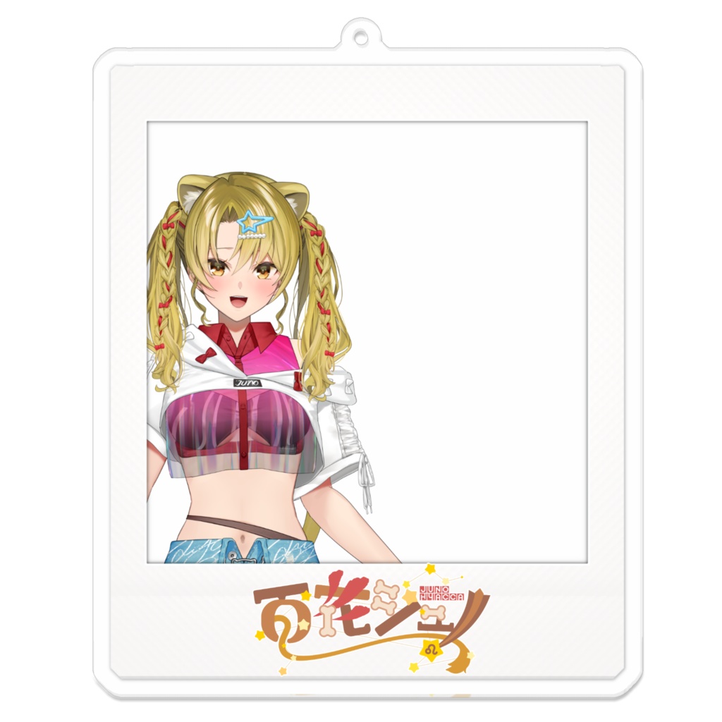 チェキ風アクリルキーホルダー