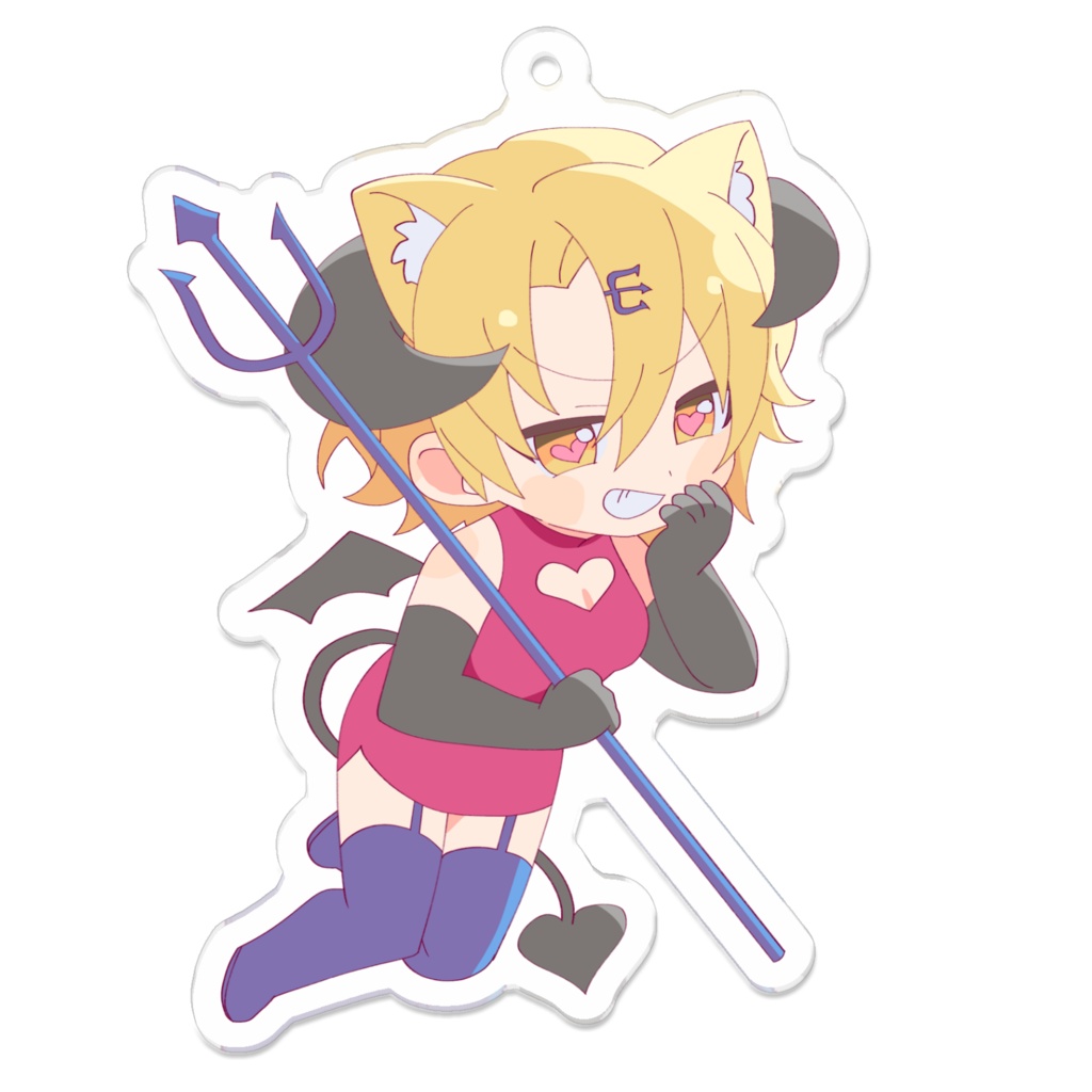 天使or悪魔ジュノちゃんアクリルキーホルダー