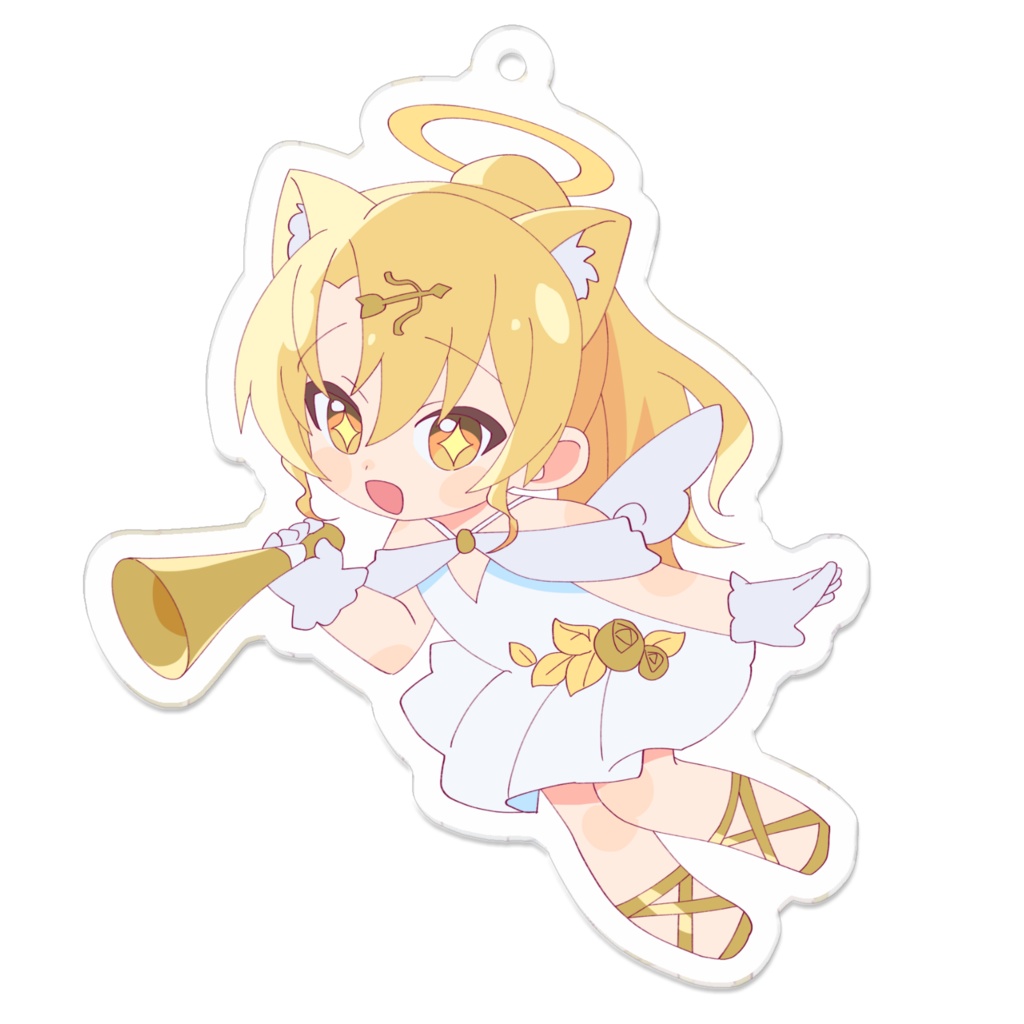 天使or悪魔ジュノちゃんアクリルキーホルダー