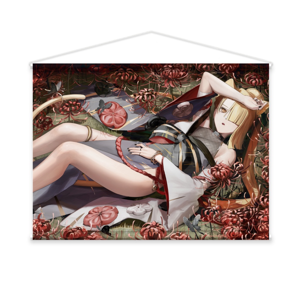 百花ジュノ和服タペストリー