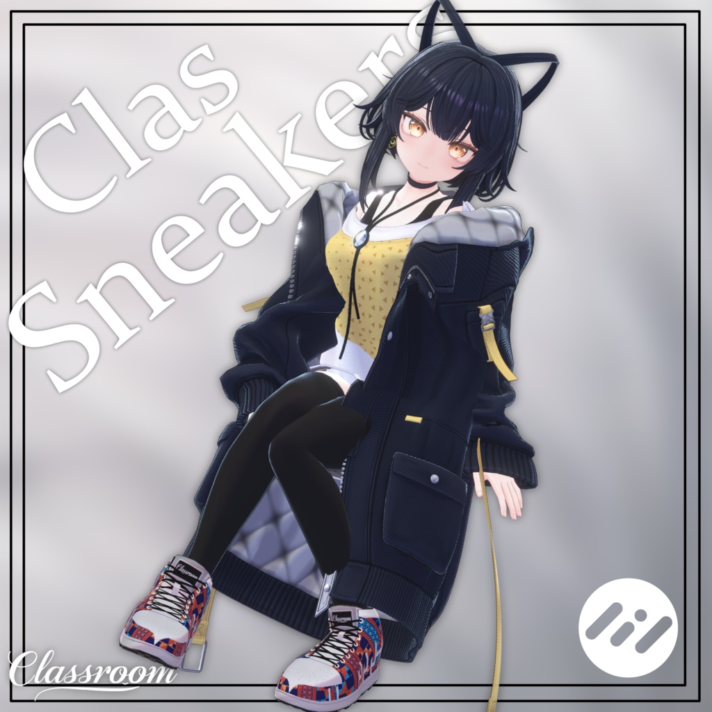 【MA対応】ClasSneakers アバター用スニーカーシューズ 『30アバター対応』12通りのバリエーション