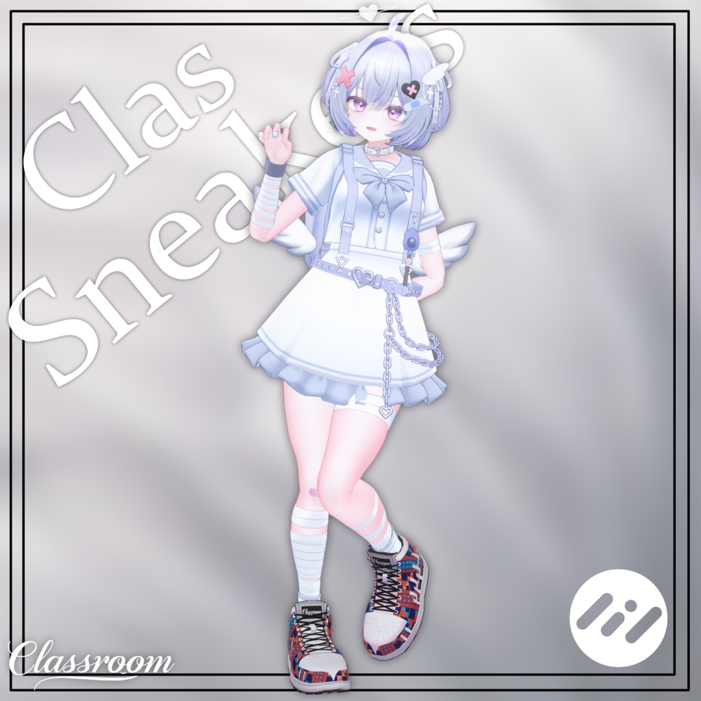 【MA対応】ClasSneakers アバター用スニーカーシューズ 『30アバター対応』12通りのバリエーション