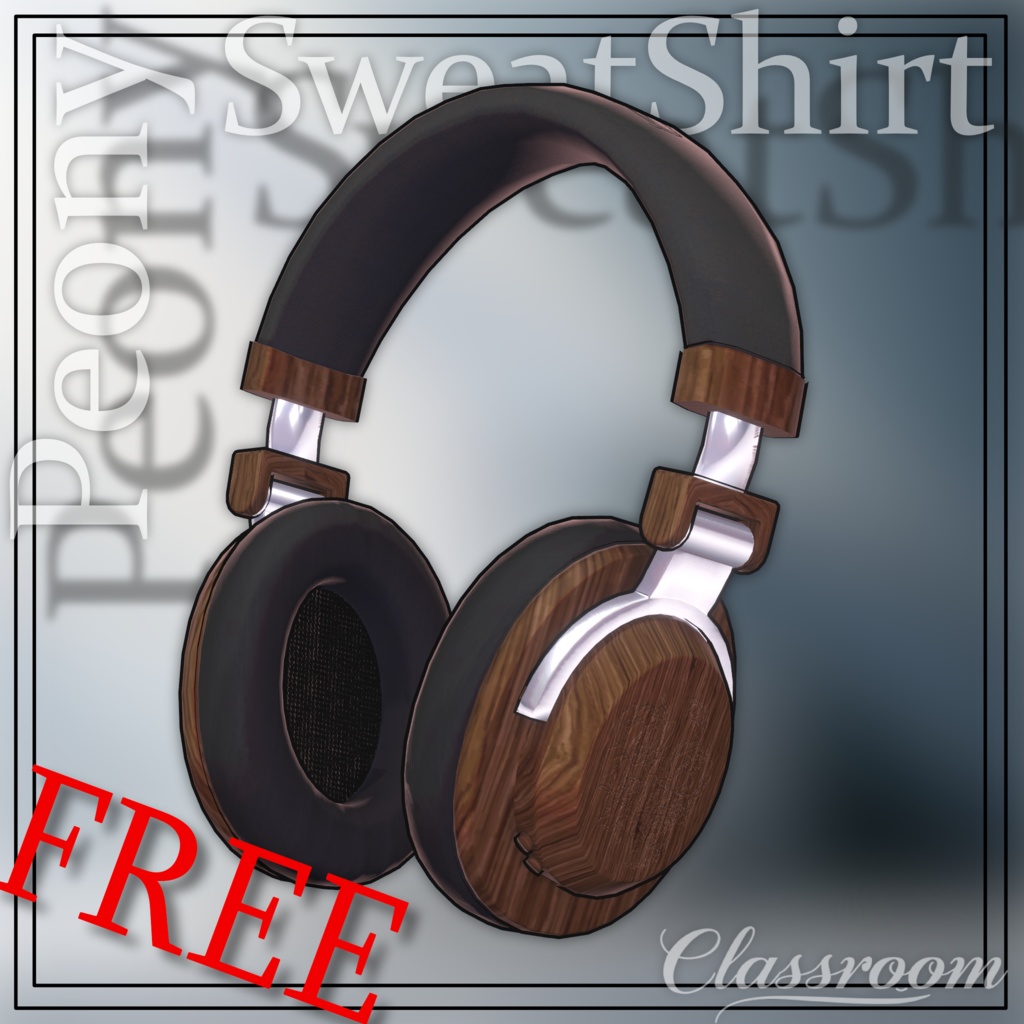 【🎧無料あり&発売記念セール】PeonySweatshirt【男女13アバター対応】