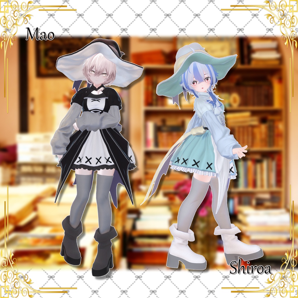 🎃発売記念Sale🎃【ギミック付き】Awen Witch【複数アバター対応】