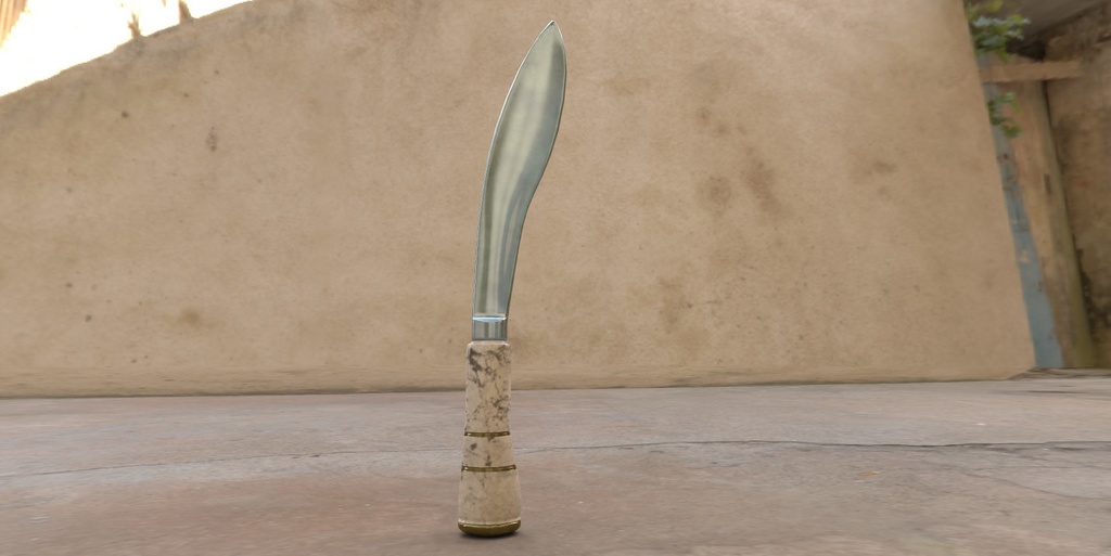 【3Dデータ】ククリナイフ(オールド)