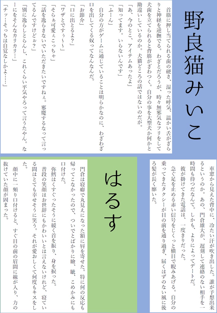 門弥プチオンリー記念アンソロジー『high great cut 228』