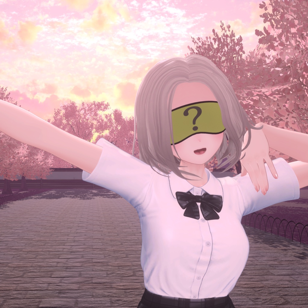 格付けアイマスク【VRChat向けアバターアクセサリー】