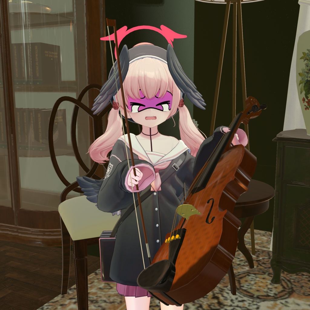 格付けアイマスク【VRChat向けアバターアクセサリー】