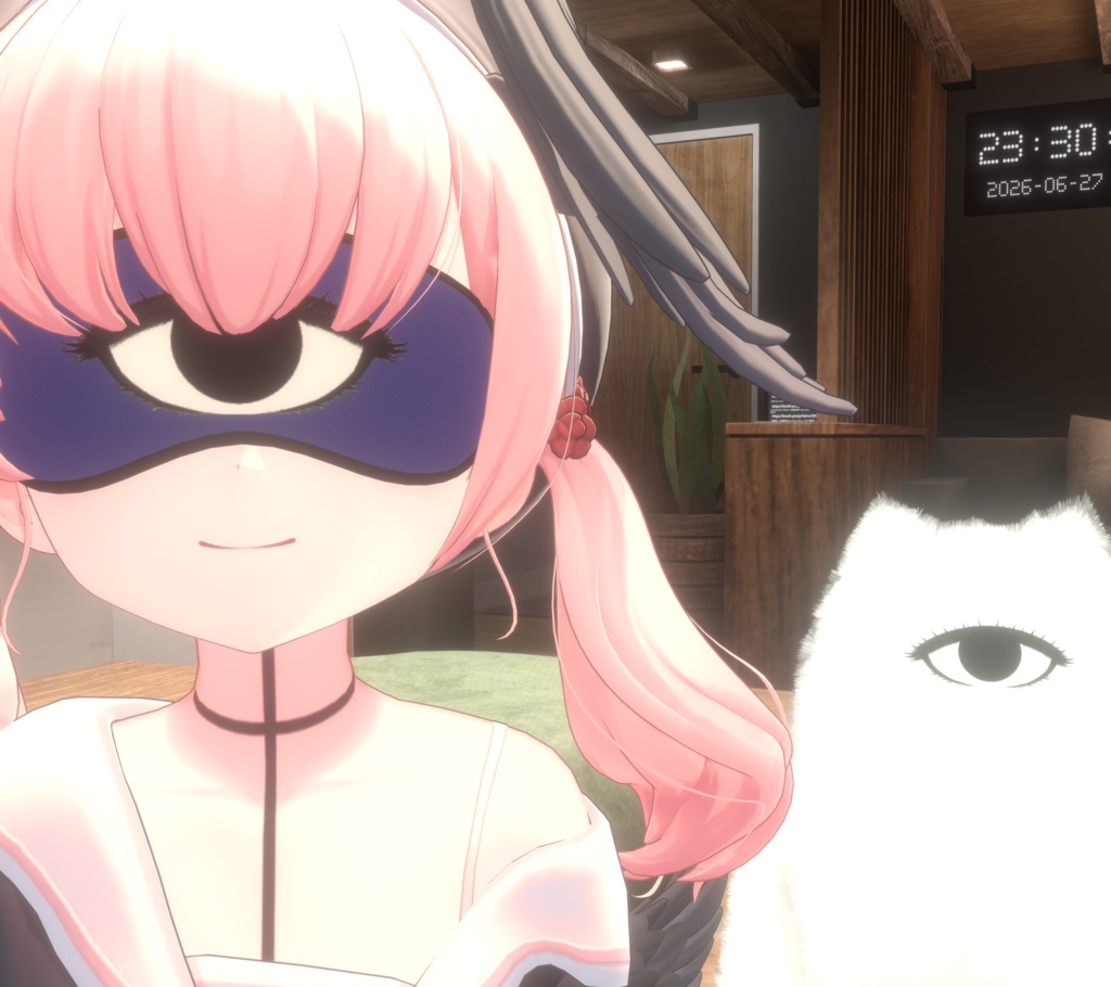 格付けアイマスク【VRChat向けアバターアクセサリー】