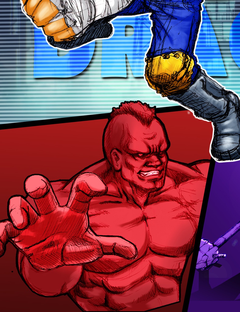 DDイラスト Double Dragon Illustration