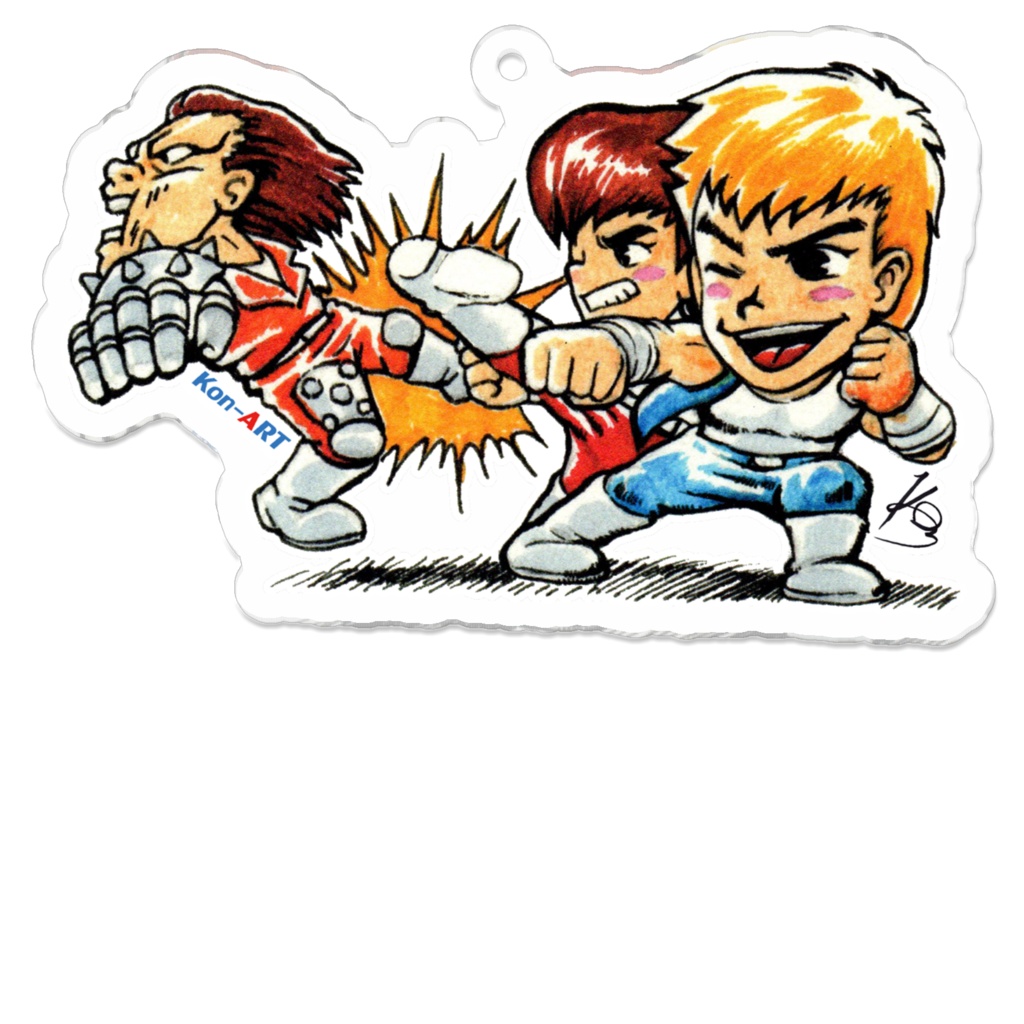 DDインスト挿絵アクリルキーホルダー