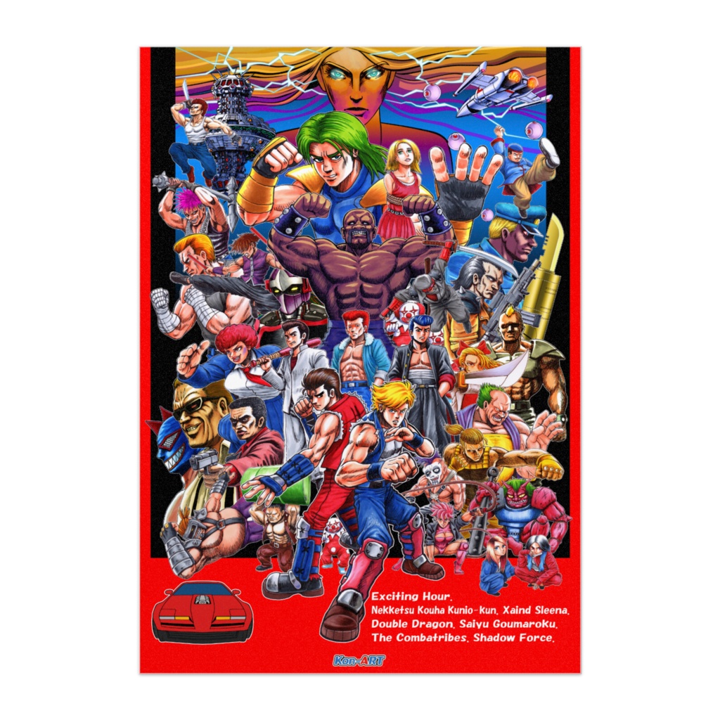Technos Japan Game Characters
