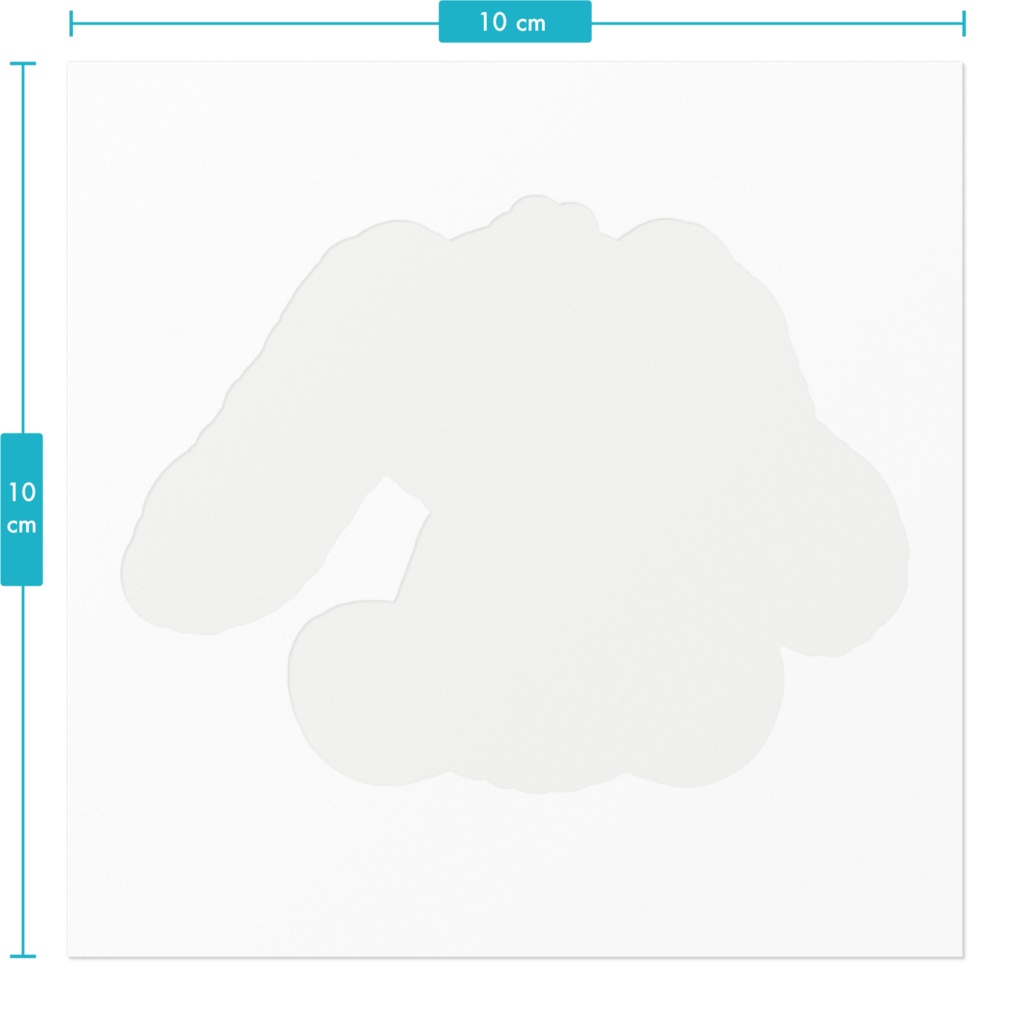 芽々子-和×ロリータ- うさぎぬいステッカー