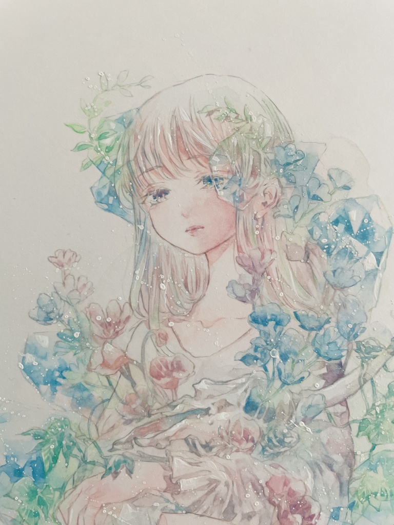 【原画】花咲く生き物の骸-息-