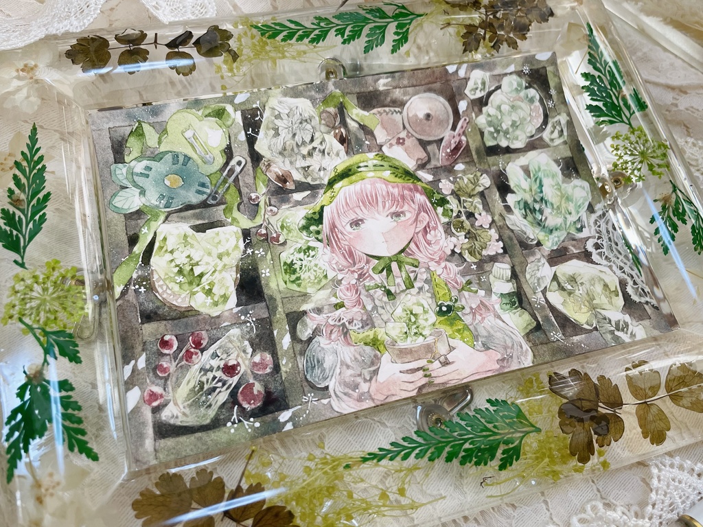 【額装原画】軌石の小箱