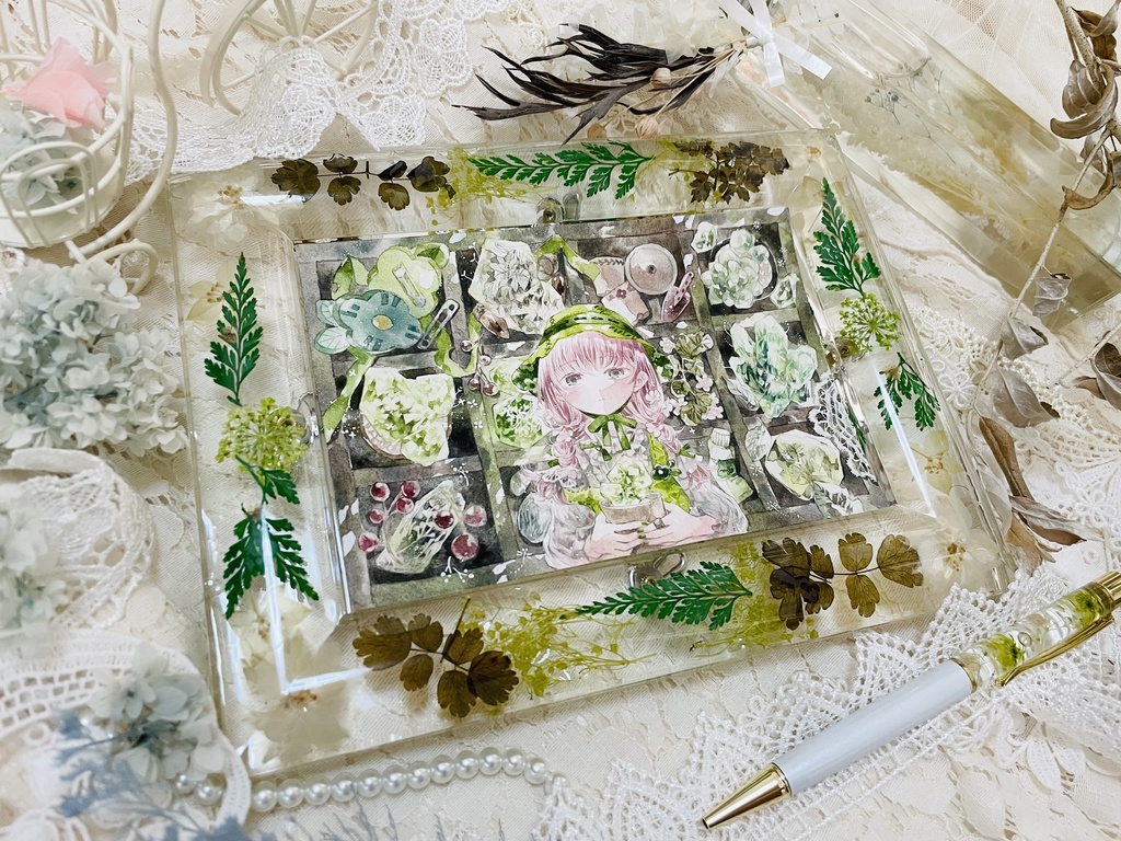 【額装原画】軌石の小箱