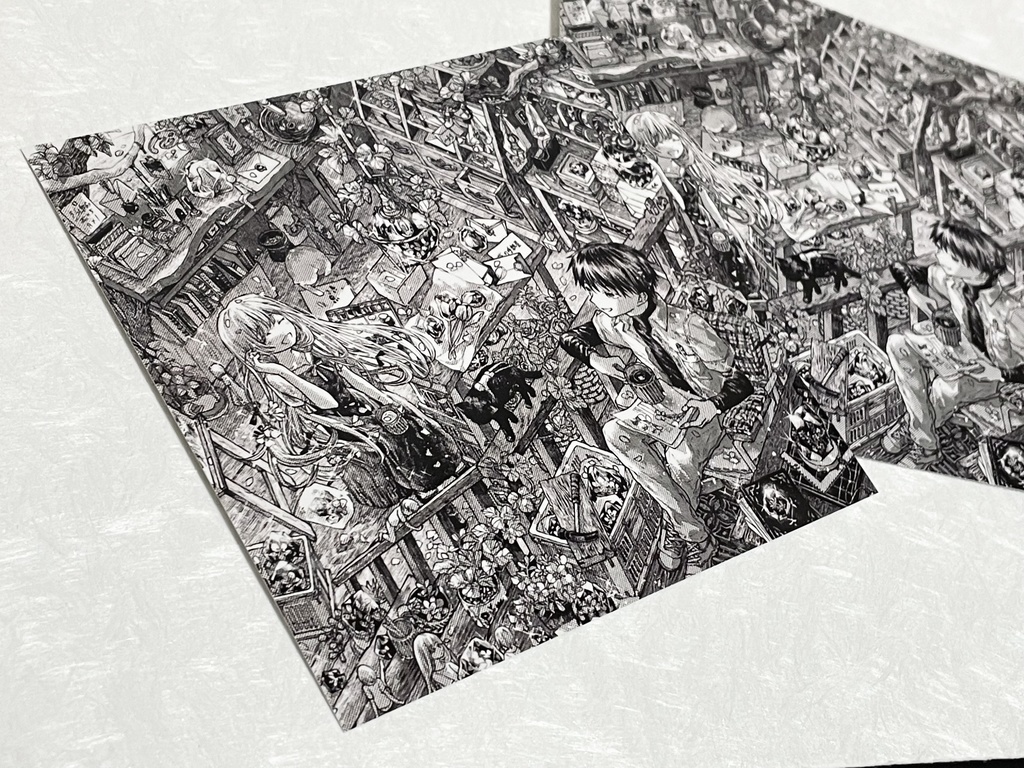 【イラストカード】12角正方形