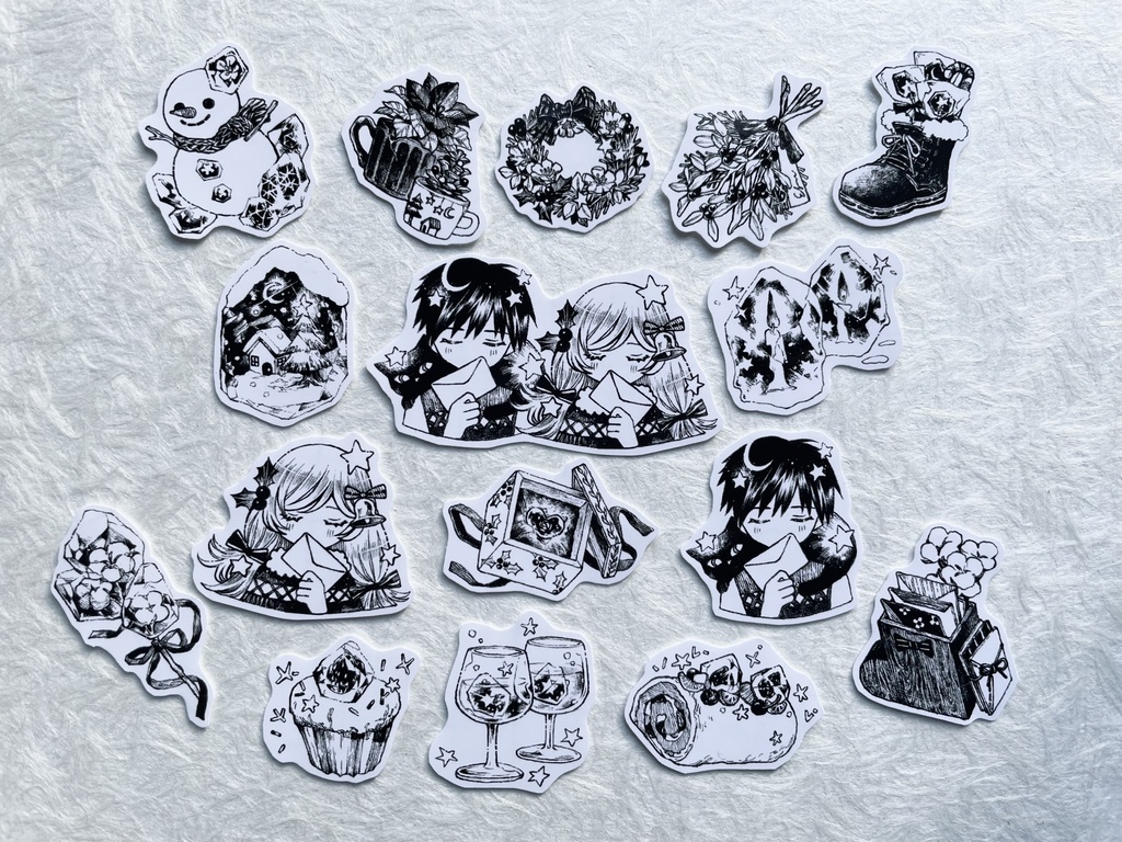 【シール】クリスマス_16枚入り