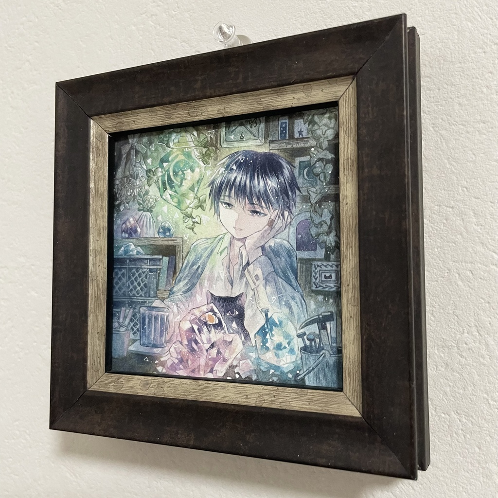 【額装原画】星月夜を宿す