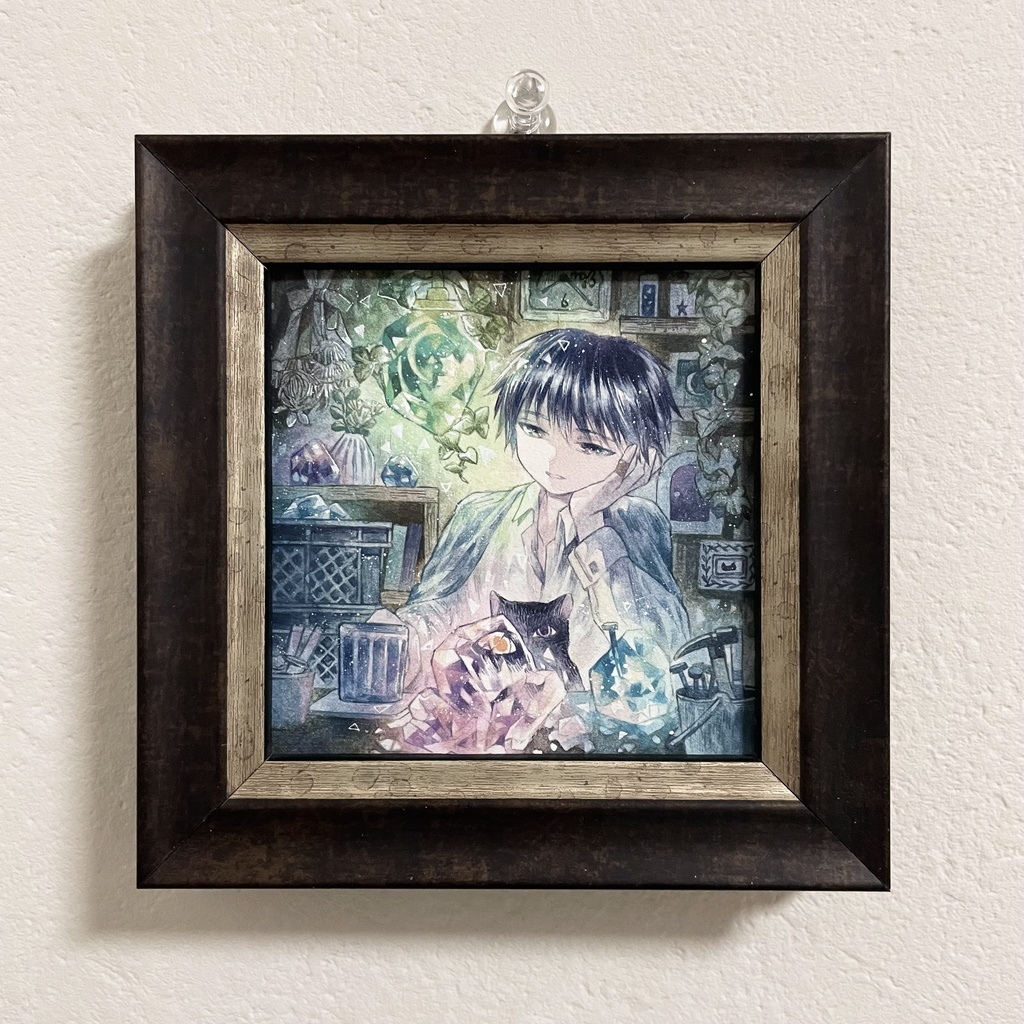 【額装原画】星月夜を宿す