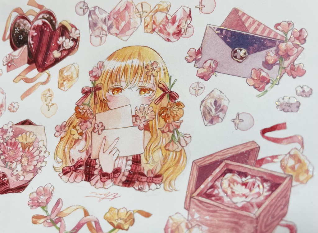 【フレームレス原画】シール21枚フルセット付き