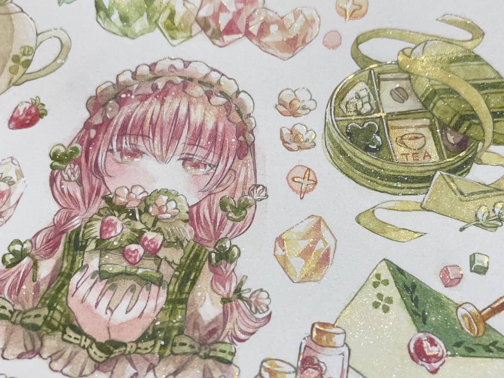 【フレームレス原画】シール21枚フルセット付き