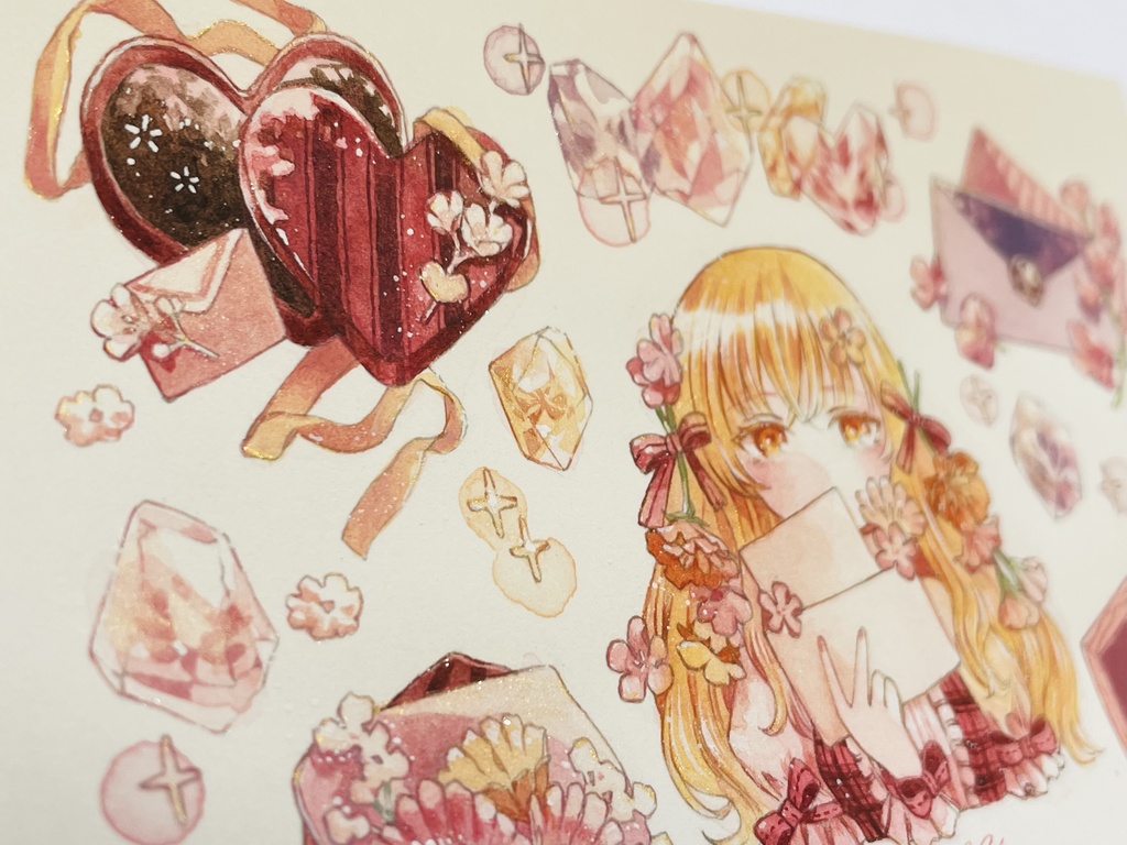 【フレームレス原画】シール21枚フルセット付き