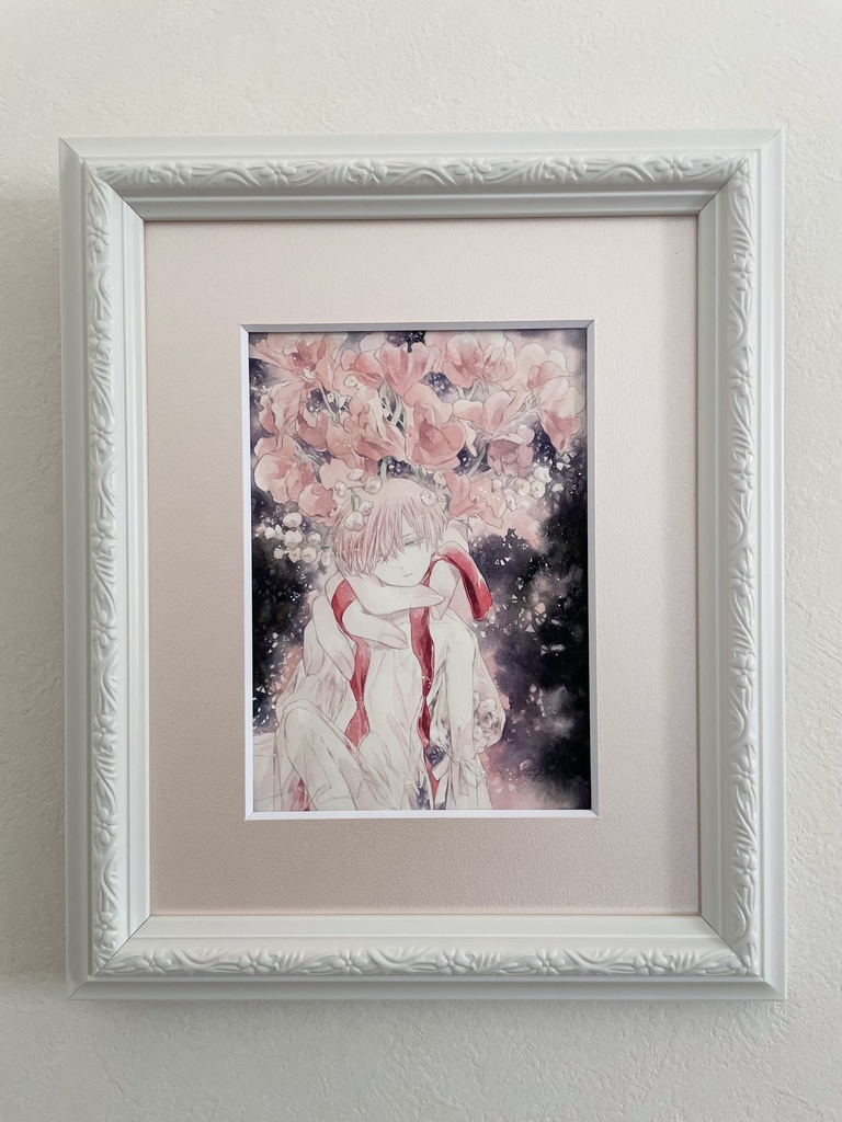 【額装原画】花人A -bouquet-
