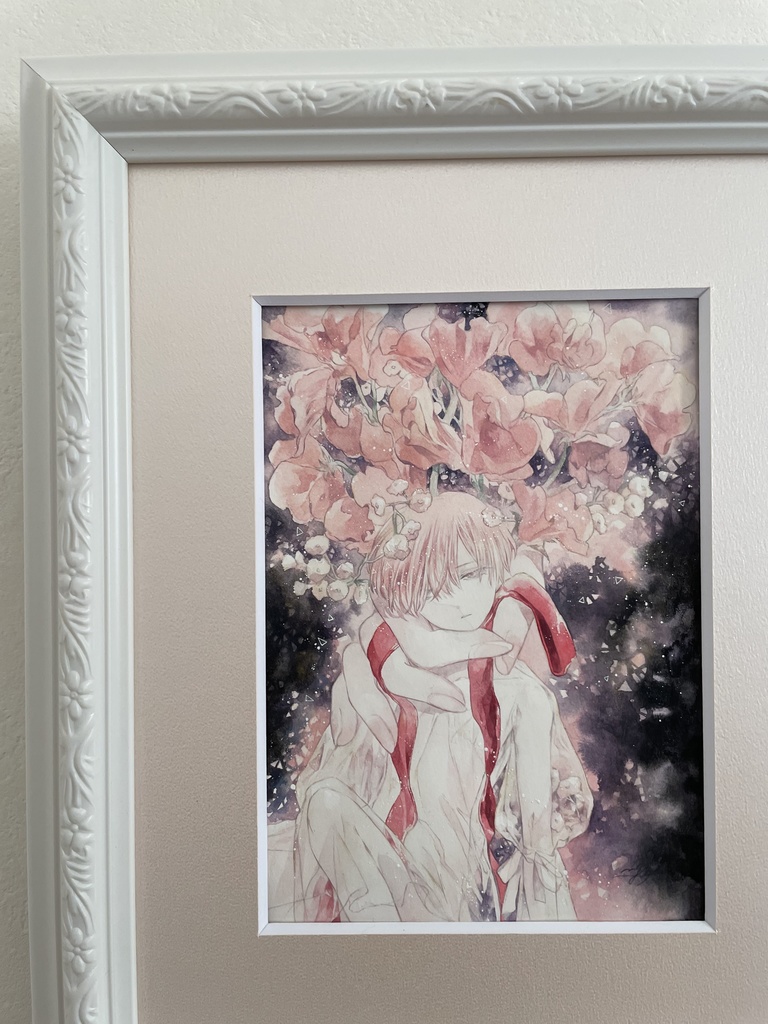 【額装原画】花人A -bouquet-