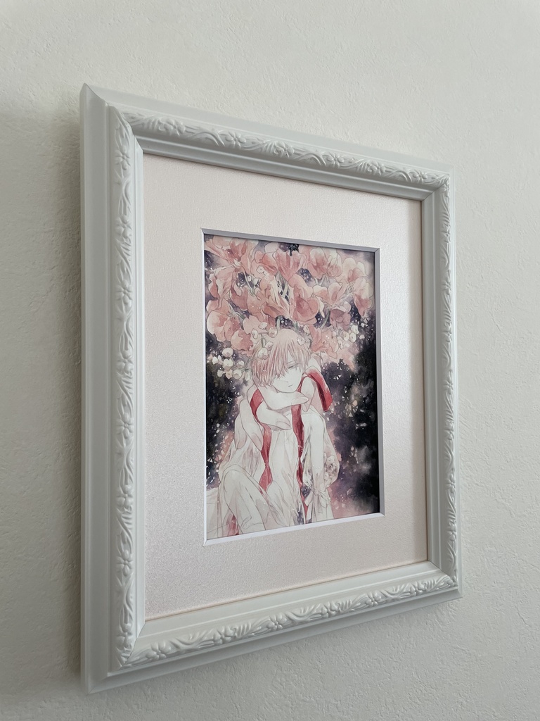 【額装原画】花人A -bouquet-
