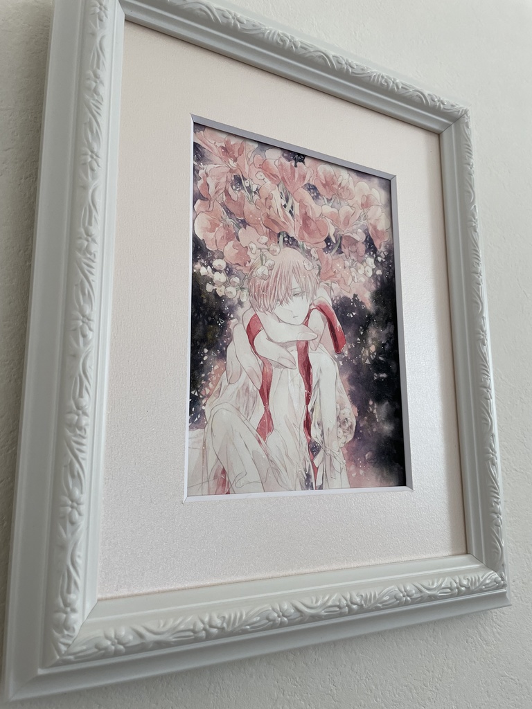 【額装原画】花人A -bouquet-