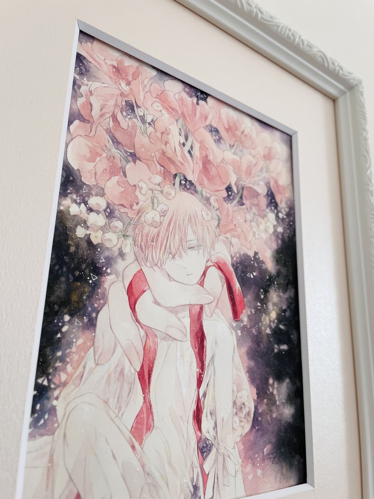 【額装原画】花人A -bouquet-