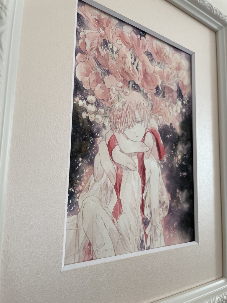 【額装原画】花人A -bouquet-