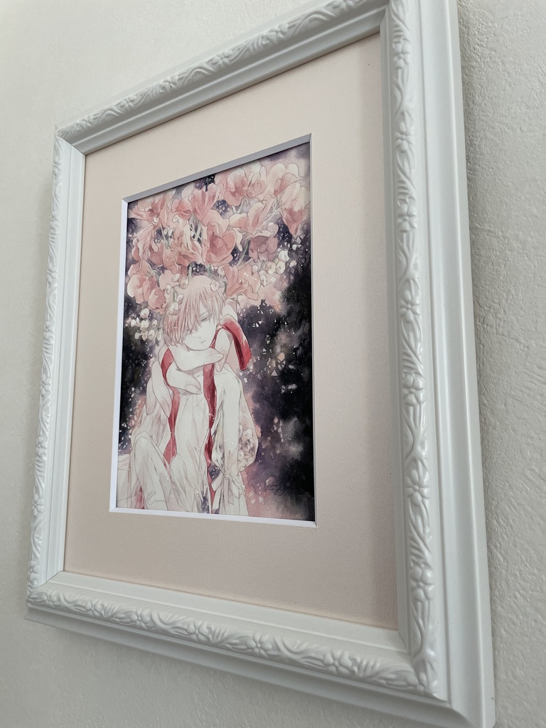 【額装原画】花人A -bouquet-